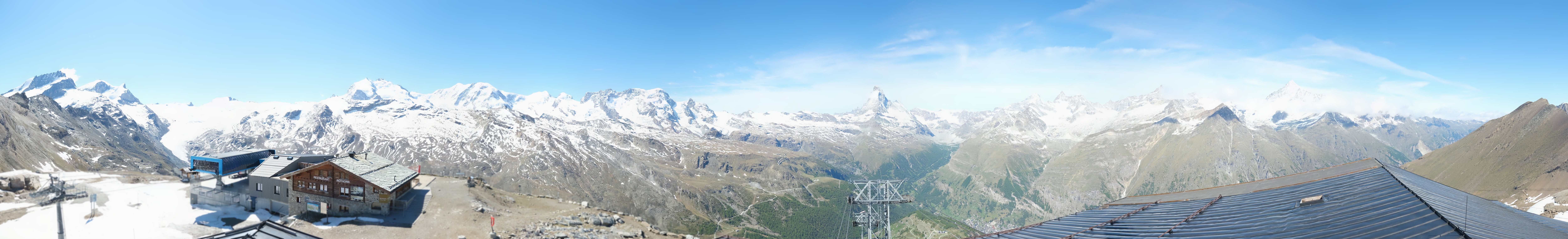 Archived image Webcam Panoramic view from Rothorn