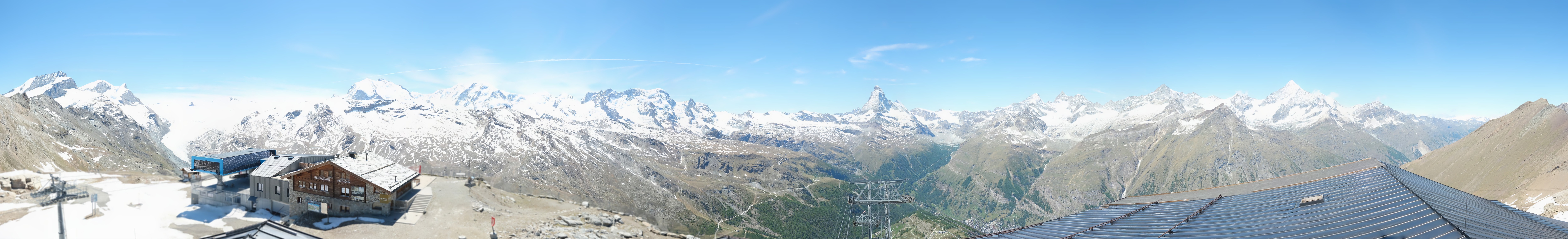 Archived image Webcam Panoramic view from Rothorn