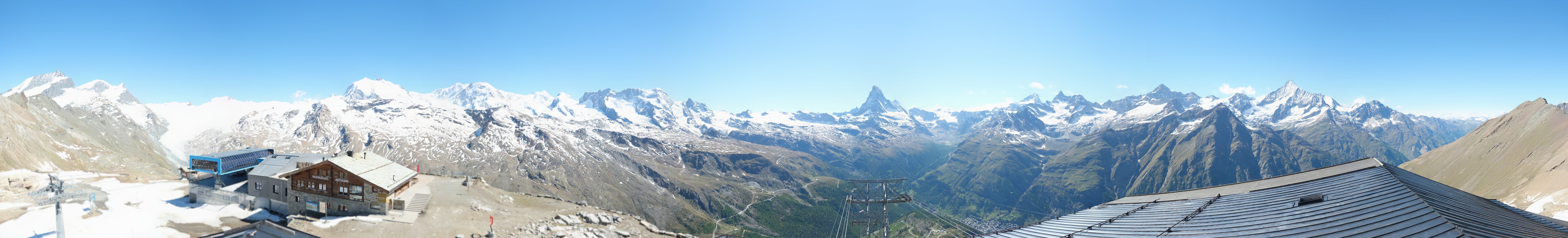 Archived image Webcam Panoramic view from Rothorn