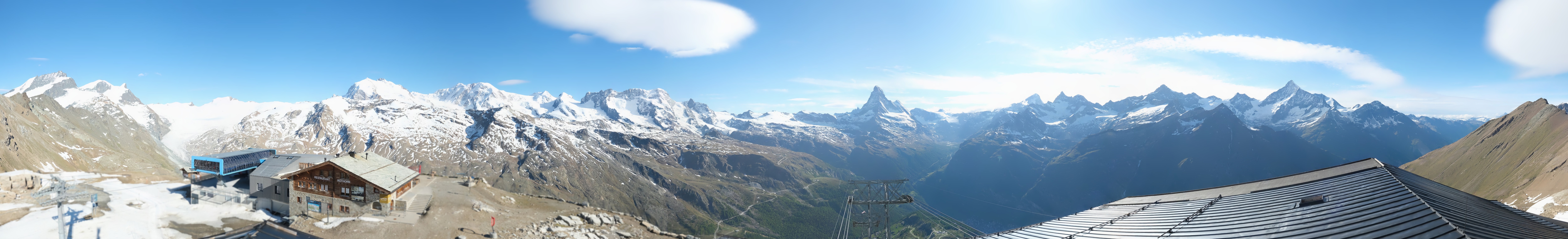 Archived image Webcam Panoramic view from Rothorn