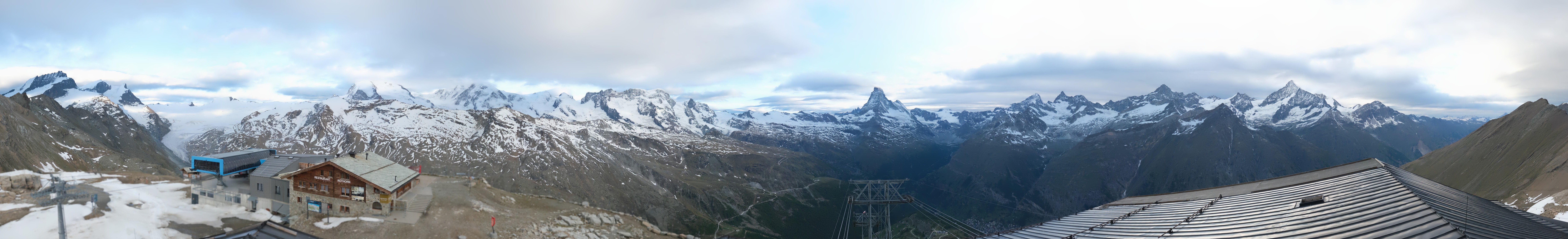 Archived image Webcam Panoramic view from Rothorn