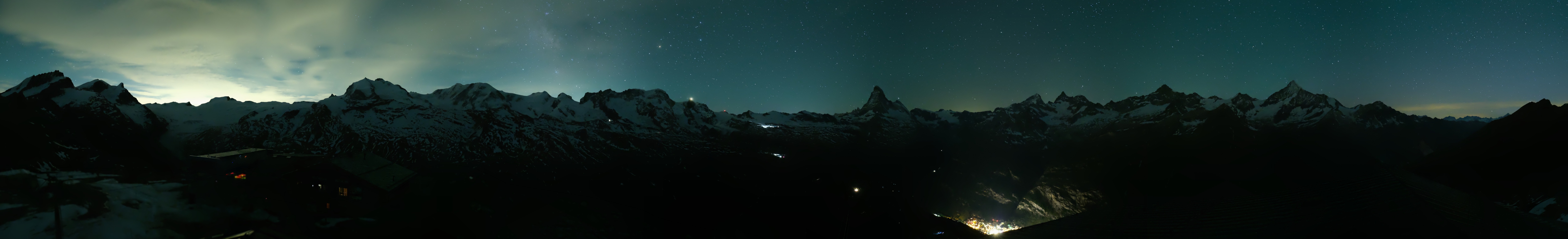 Archiv Foto Webcam Panoramablick vom Rothorn