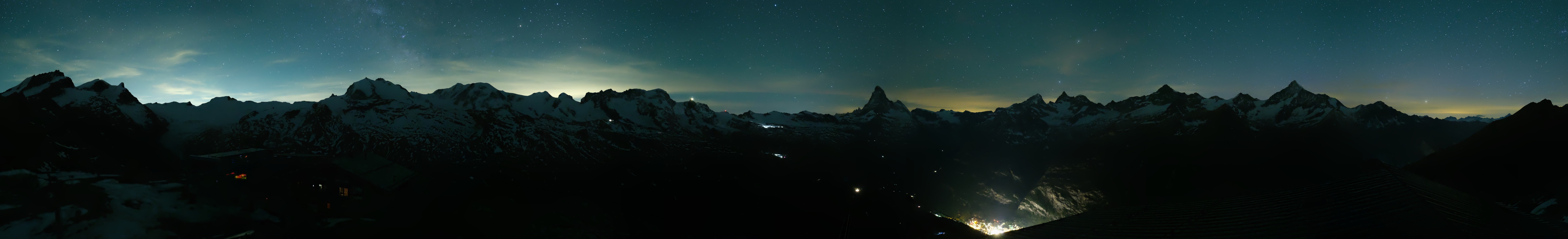 Archiv Foto Webcam Panoramablick vom Rothorn