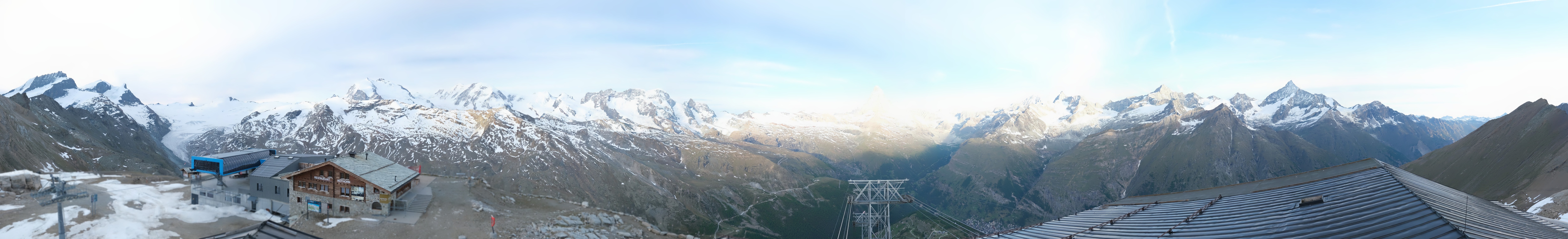 Archiv Foto Webcam Panoramablick vom Rothorn