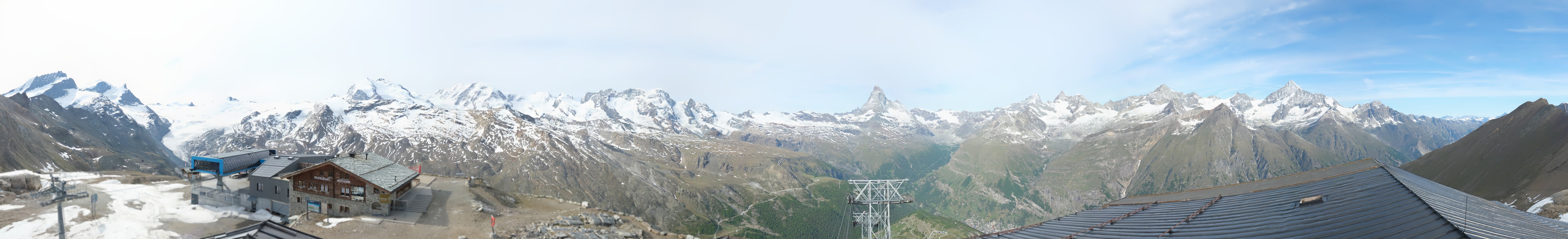 Archiv Foto Webcam Panoramablick vom Rothorn