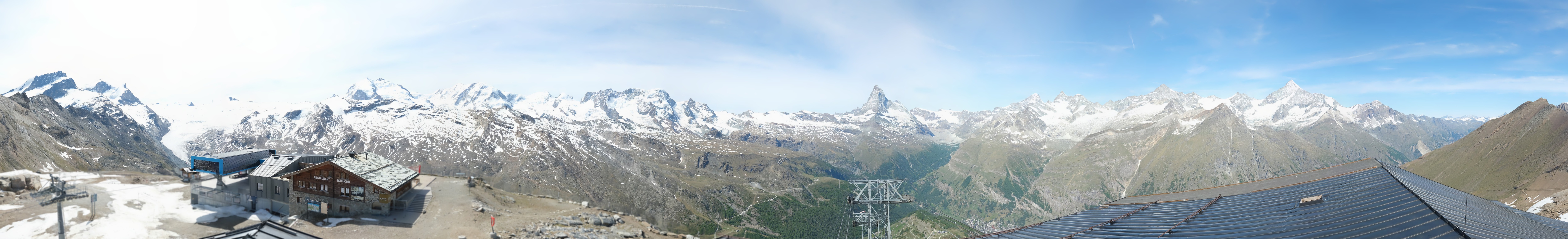 Archiv Foto Webcam Panoramablick vom Rothorn