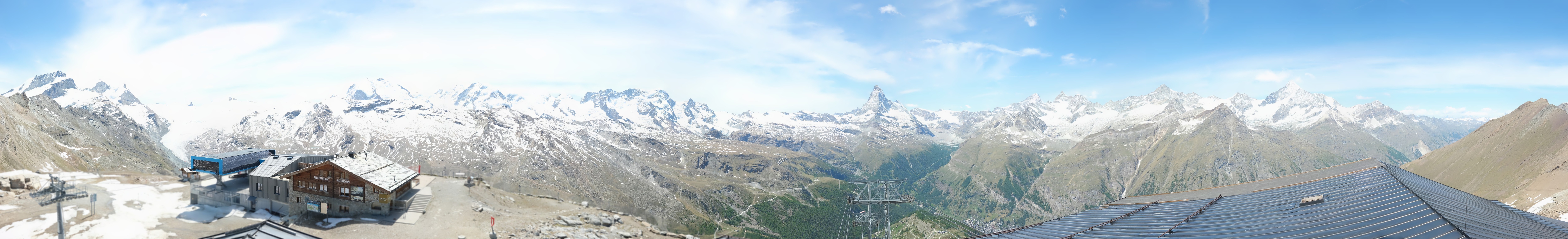 Archiv Foto Webcam Panoramablick vom Rothorn