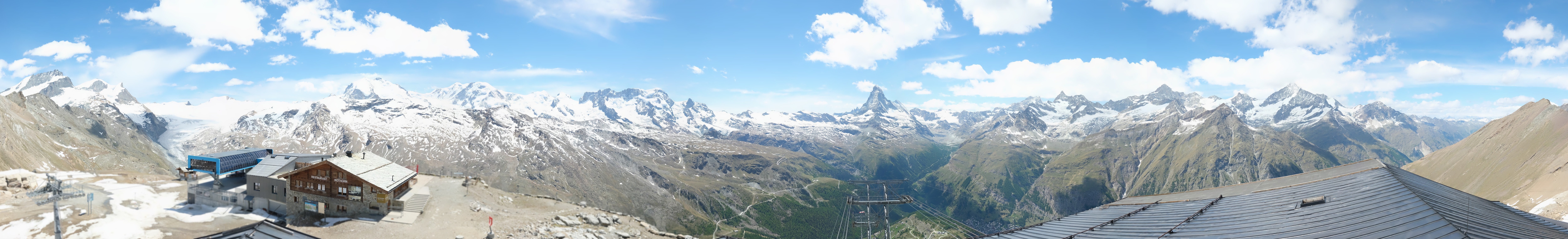 Archived image Webcam Panoramic view from Rothorn