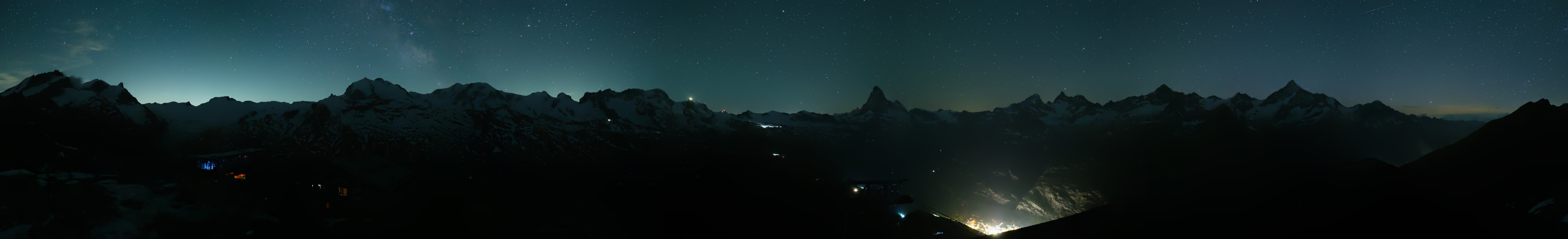 Archived image Webcam Panoramic view from Rothorn