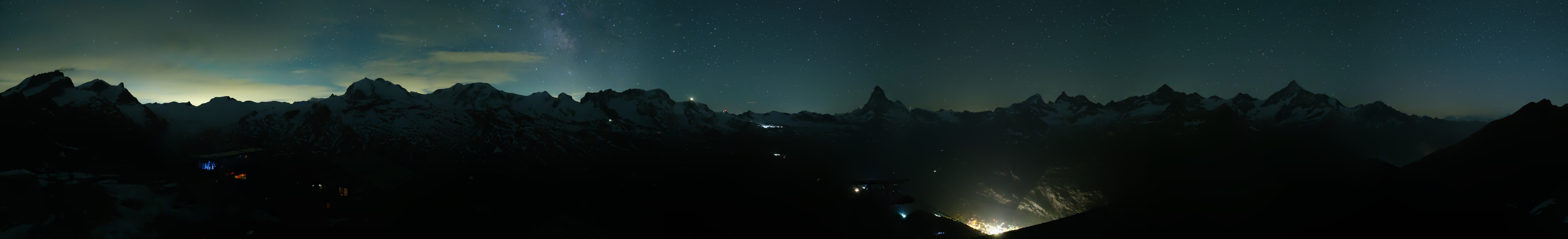 Archived image Webcam Panoramic view from Rothorn