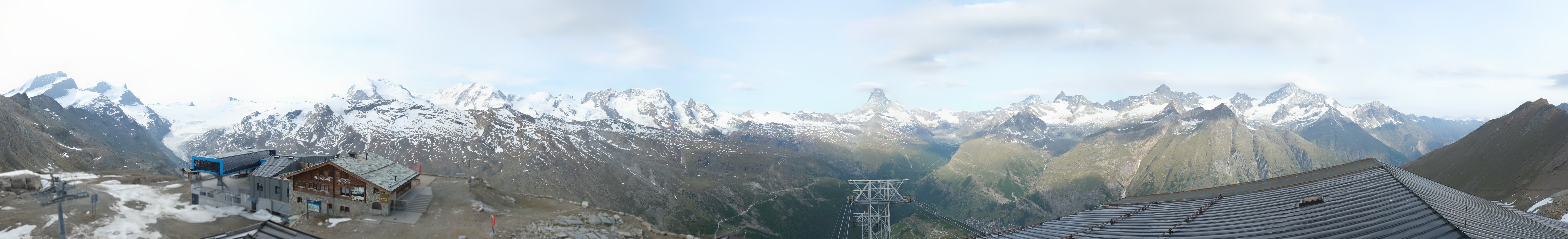 Archived image Webcam Panoramic view from Rothorn