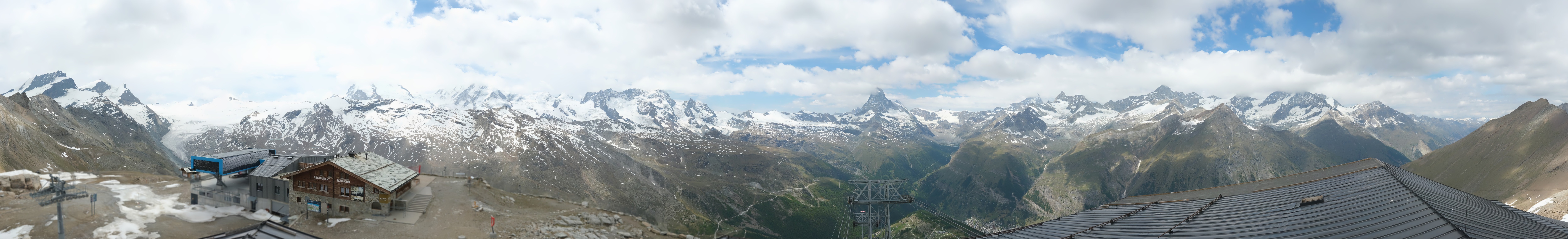 Archived image Webcam Panoramic view from Rothorn