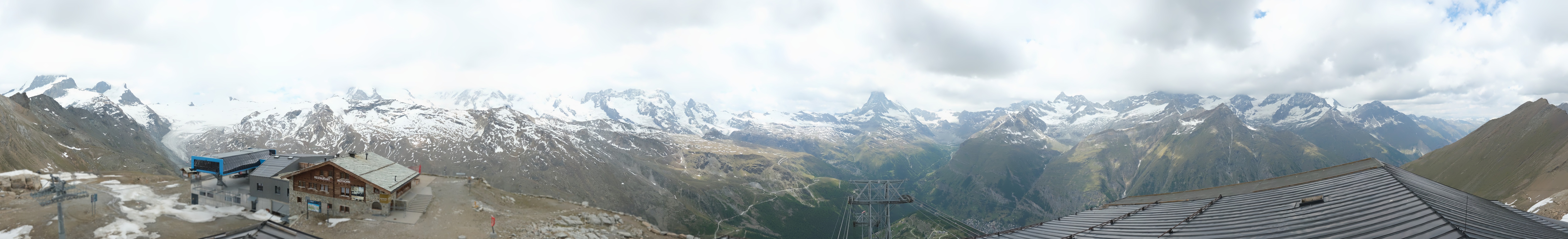 Archived image Webcam Panoramic view from Rothorn