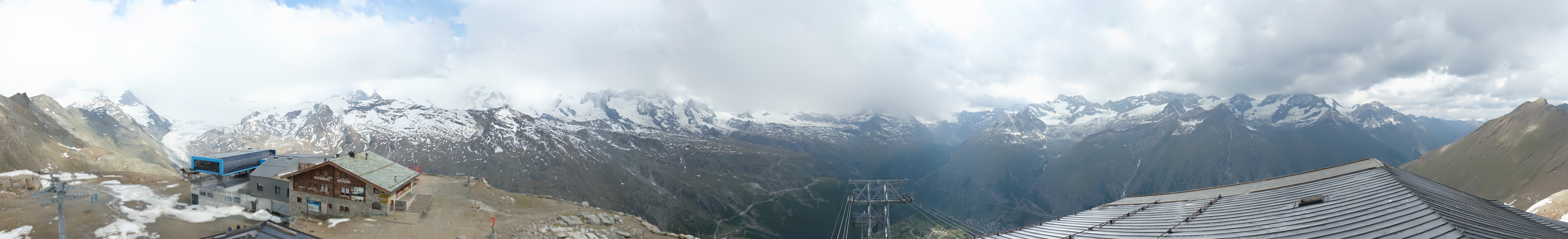 Archived image Webcam Panoramic view from Rothorn