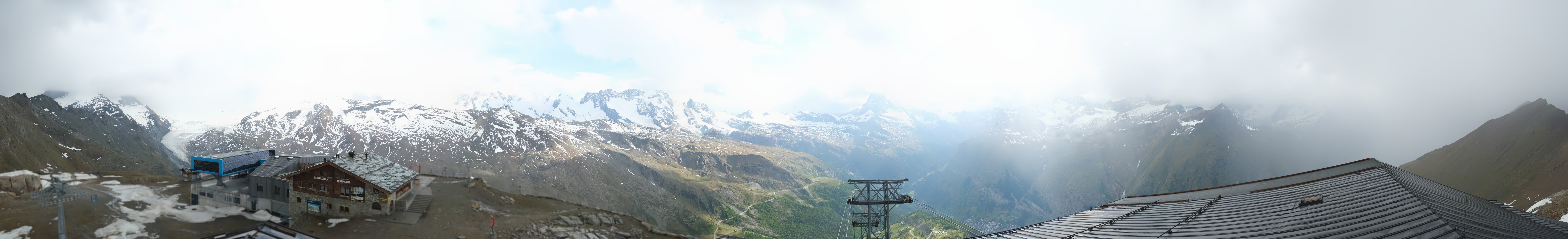 Archived image Webcam Panoramic view from Rothorn