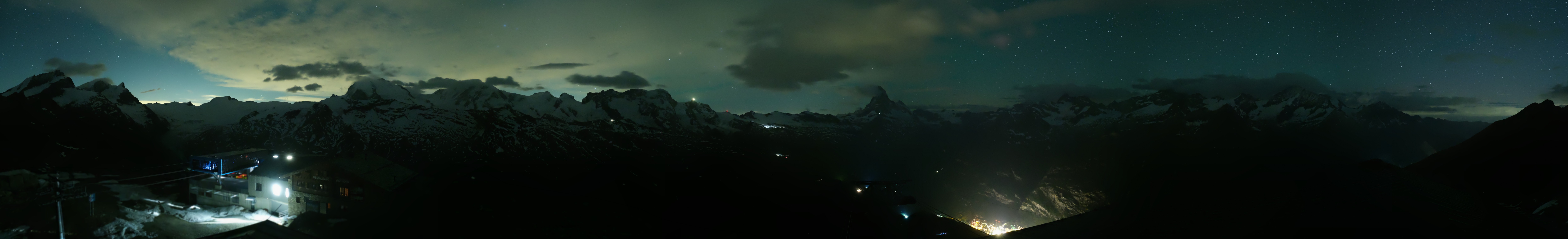 Archiv Foto Webcam Panoramablick vom Rothorn