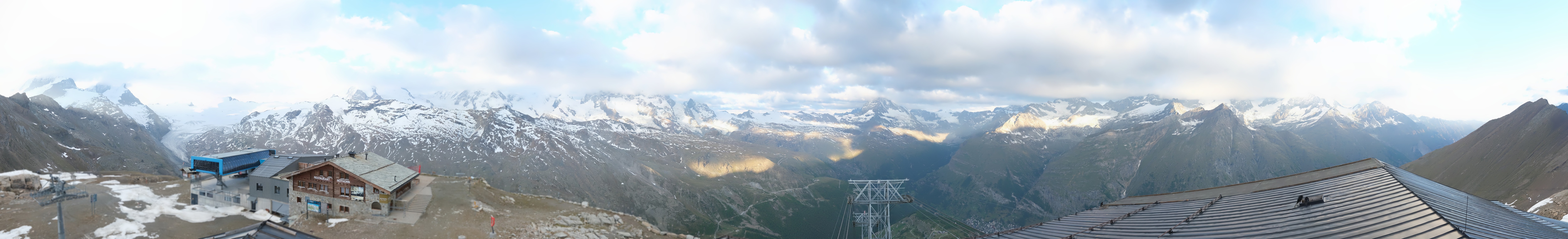 Archiv Foto Webcam Panoramablick vom Rothorn