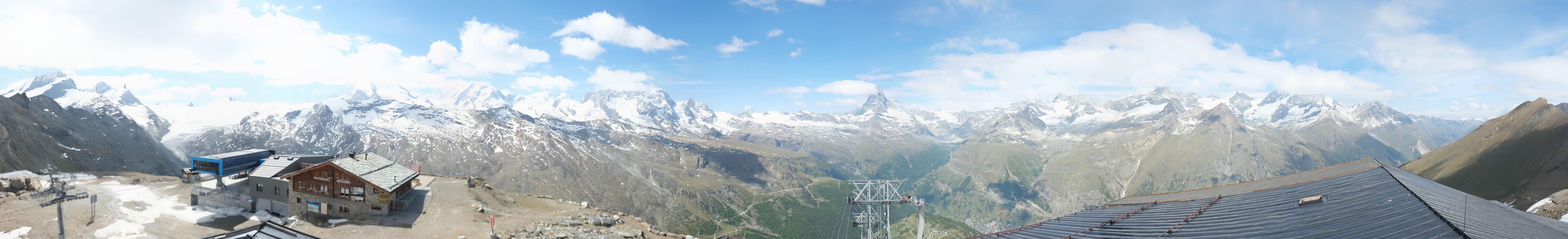 Archiv Foto Webcam Panoramablick vom Rothorn