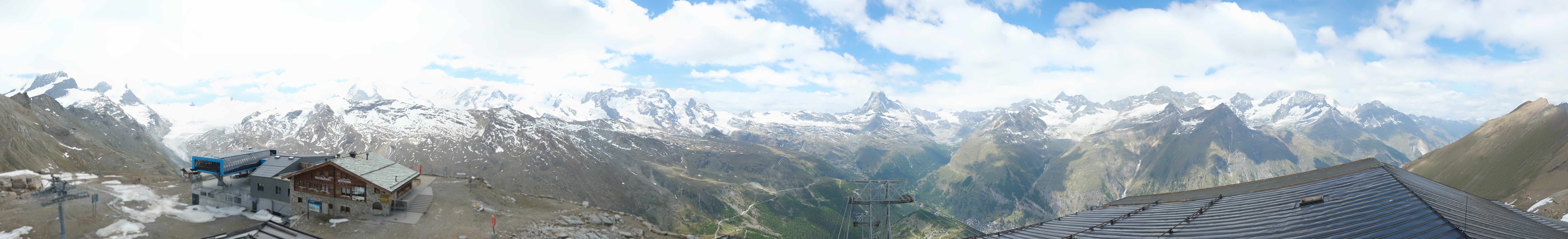 Archiv Foto Webcam Panoramablick vom Rothorn