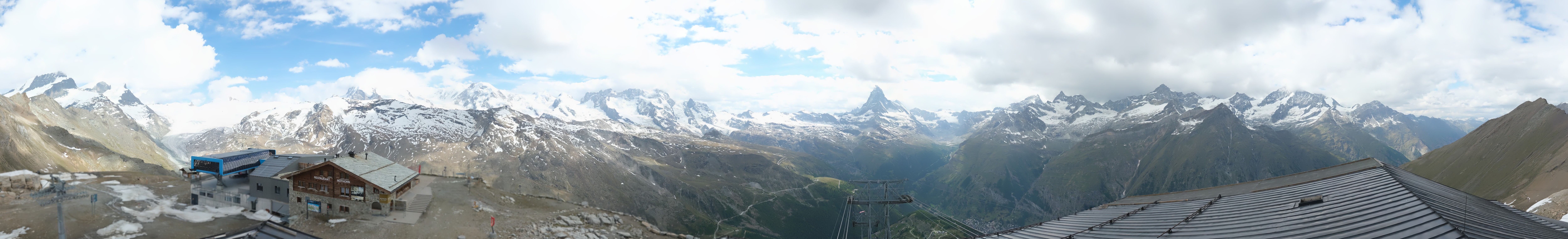 Archiv Foto Webcam Panoramablick vom Rothorn