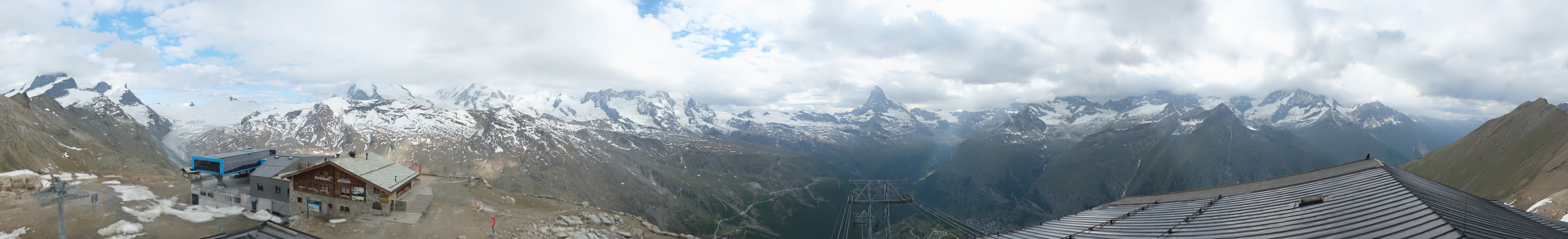 Archiv Foto Webcam Panoramablick vom Rothorn