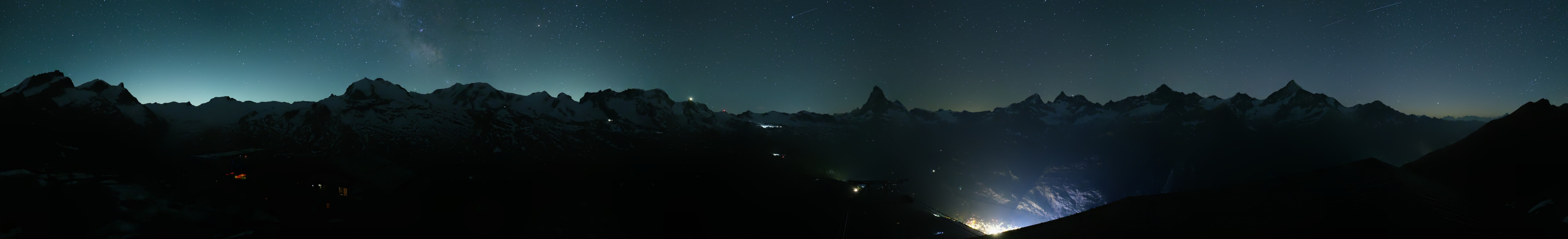 Archiv Foto Webcam Panoramablick vom Rothorn