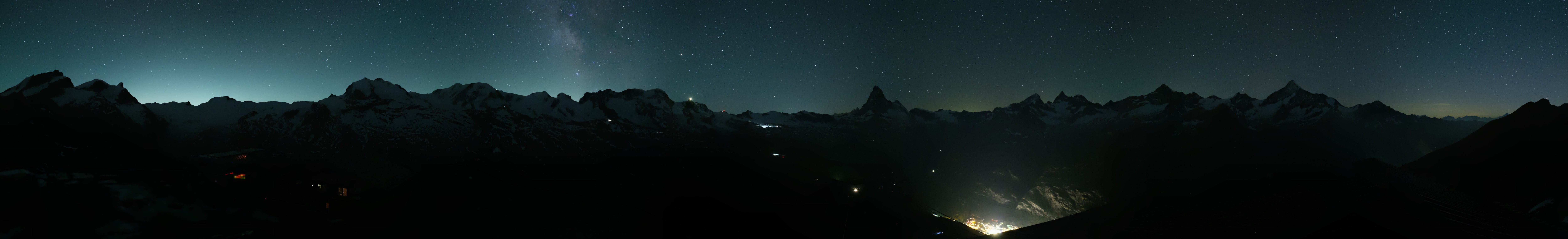 Archiv Foto Webcam Panoramablick vom Rothorn