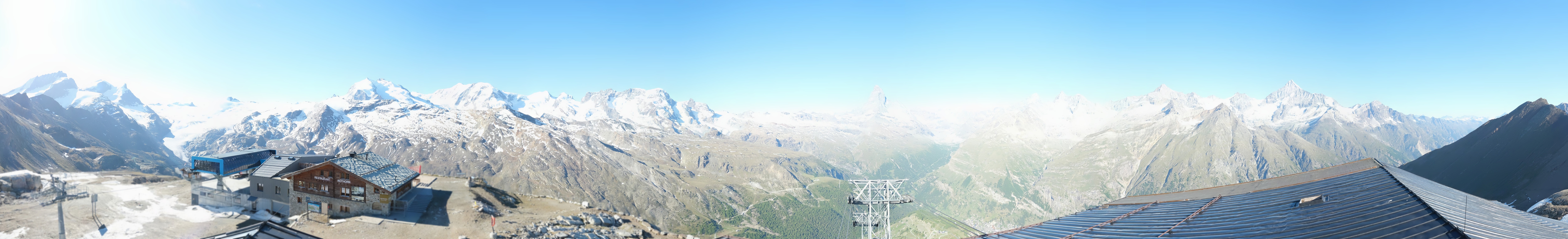 Archiv Foto Webcam Panoramablick vom Rothorn