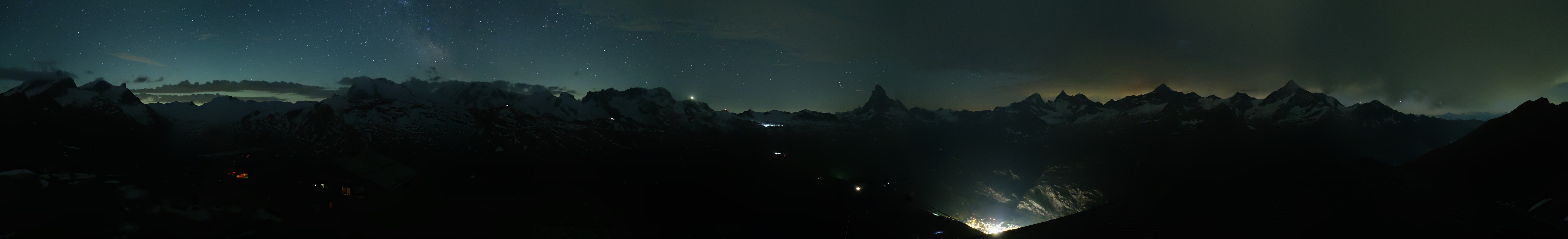Archiv Foto Webcam Panoramablick vom Rothorn