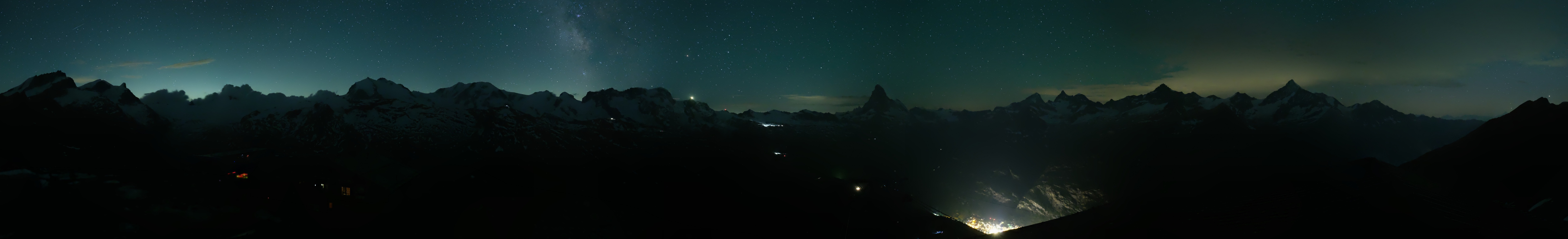 Archiv Foto Webcam Panoramablick vom Rothorn