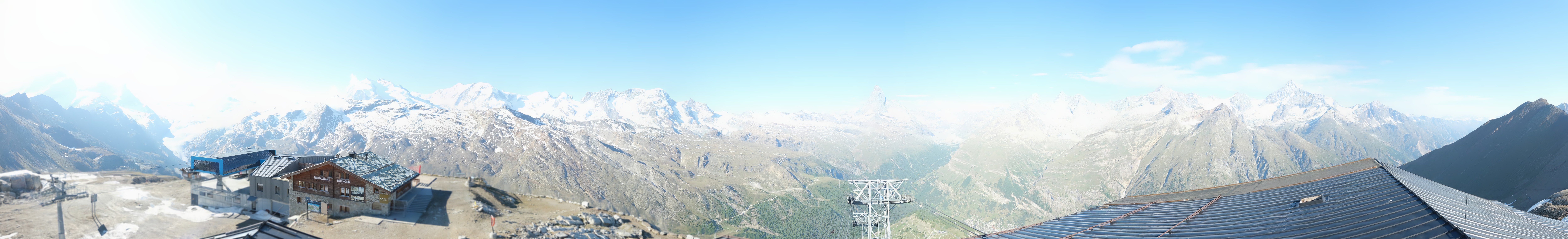 Archiv Foto Webcam Panoramablick vom Rothorn