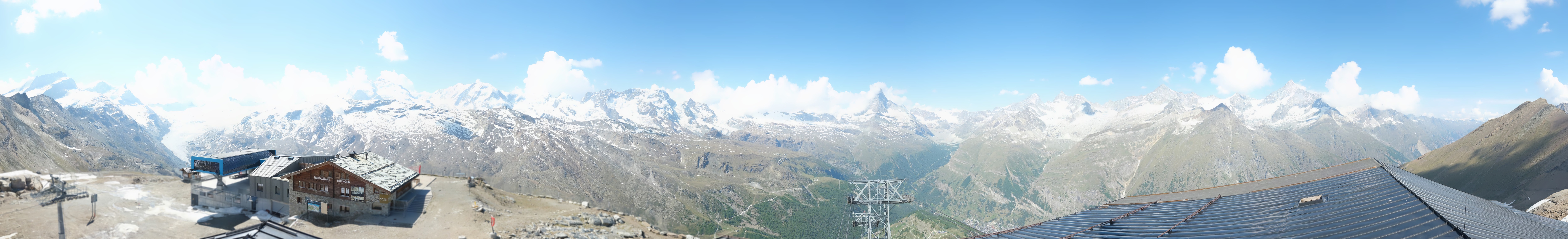 Archiv Foto Webcam Panoramablick vom Rothorn