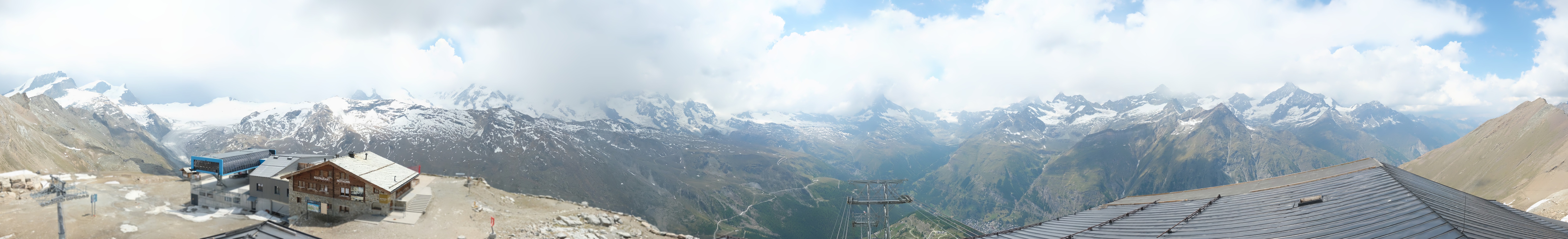 Archiv Foto Webcam Panoramablick vom Rothorn