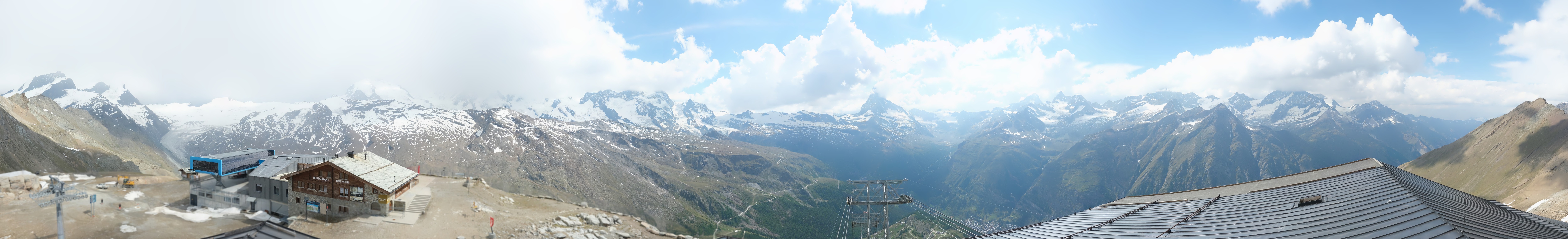 Archiv Foto Webcam Panoramablick vom Rothorn