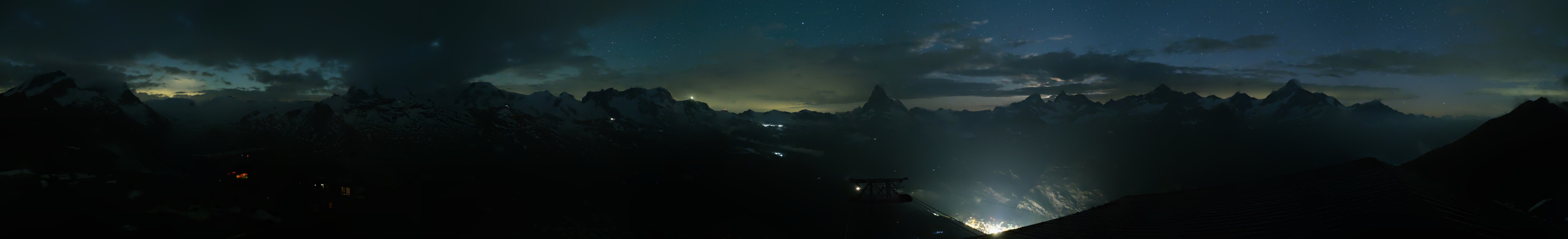 Archiv Foto Webcam Panoramablick vom Rothorn