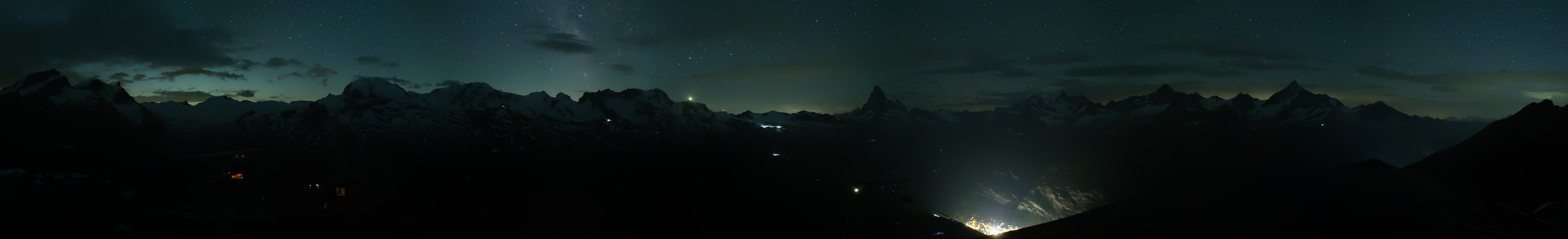 Archiv Foto Webcam Panoramablick vom Rothorn