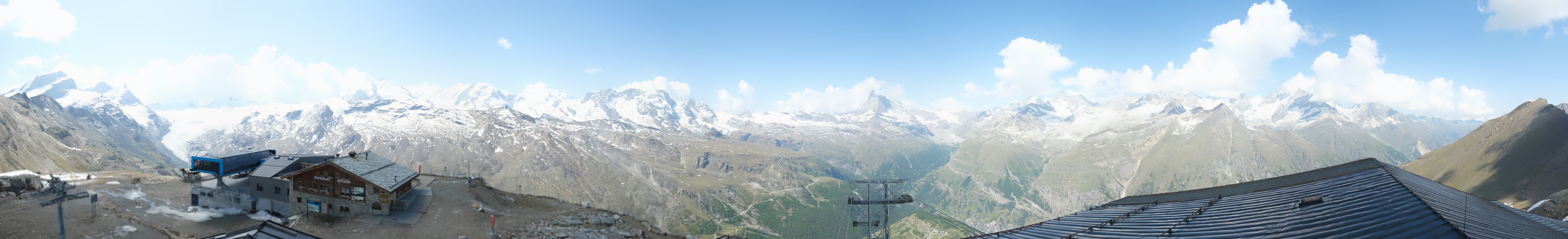 Archiv Foto Webcam Panoramablick vom Rothorn