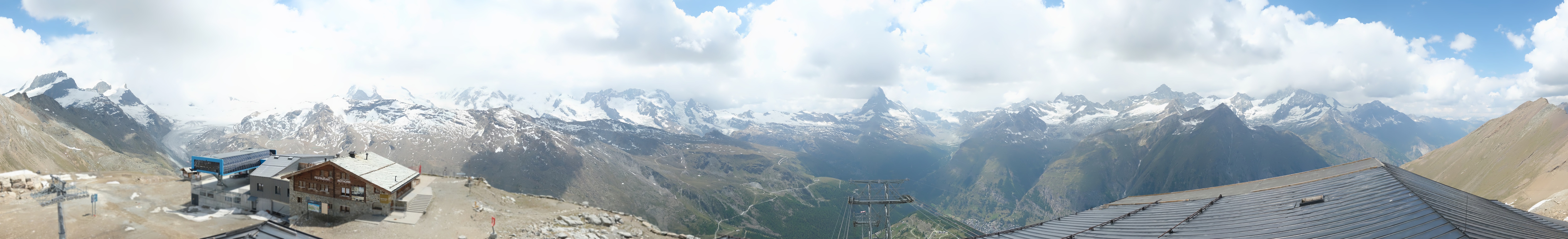 Archiv Foto Webcam Panoramablick vom Rothorn