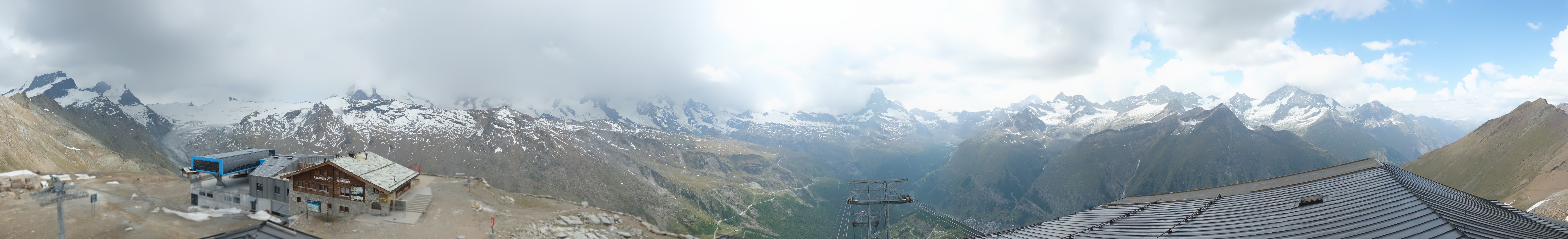Archiv Foto Webcam Panoramablick vom Rothorn