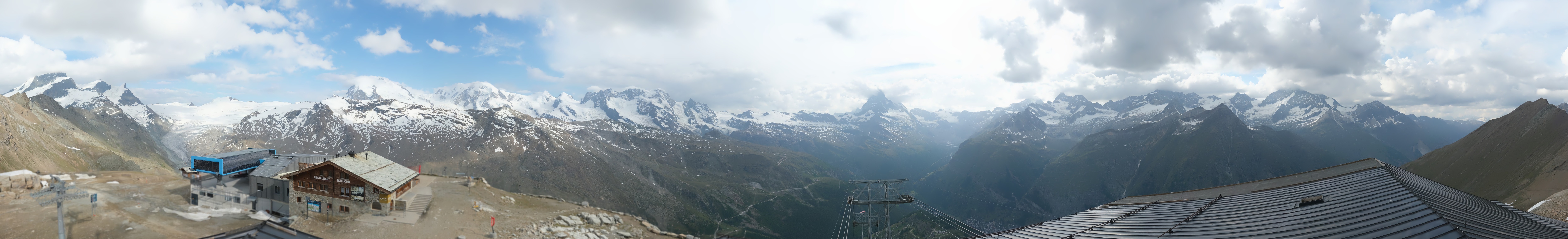 Archived image Webcam Panoramic view from Rothorn