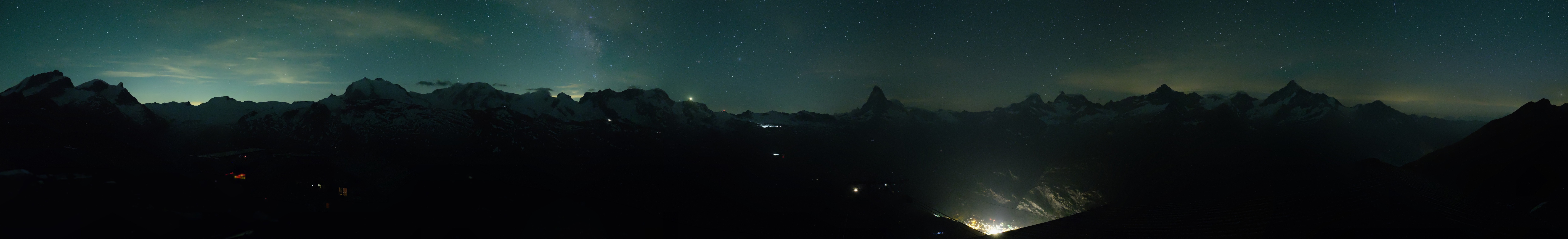 Archived image Webcam Panoramic view from Rothorn