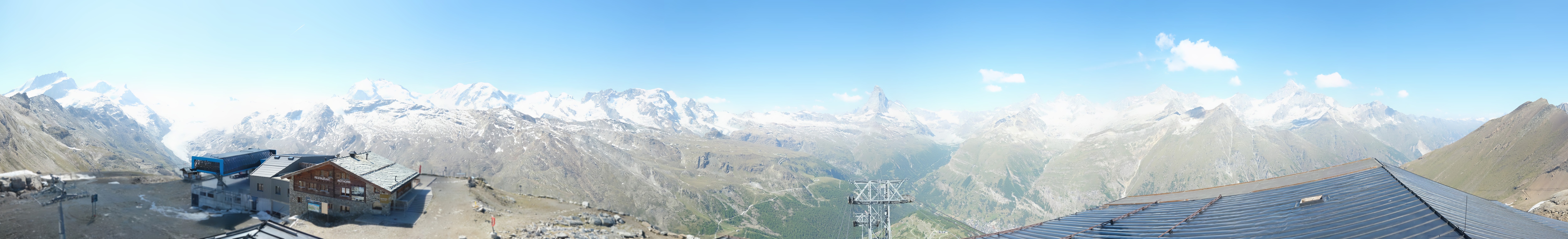 Archived image Webcam Panoramic view from Rothorn
