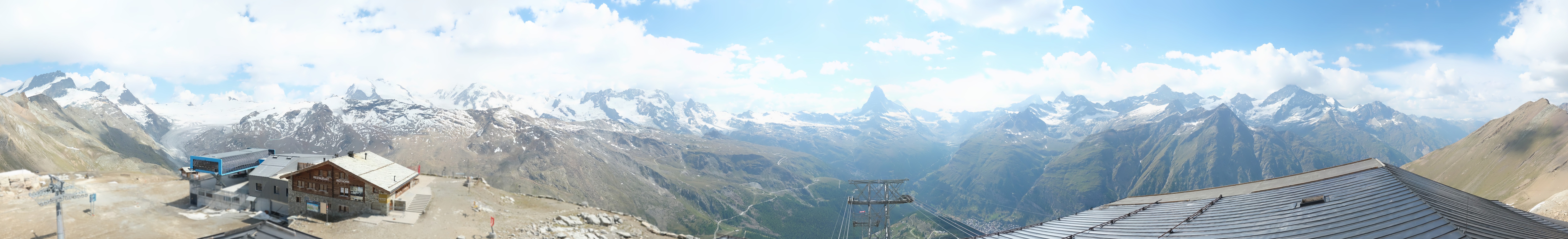 Archiv Foto Webcam Panoramablick vom Rothorn