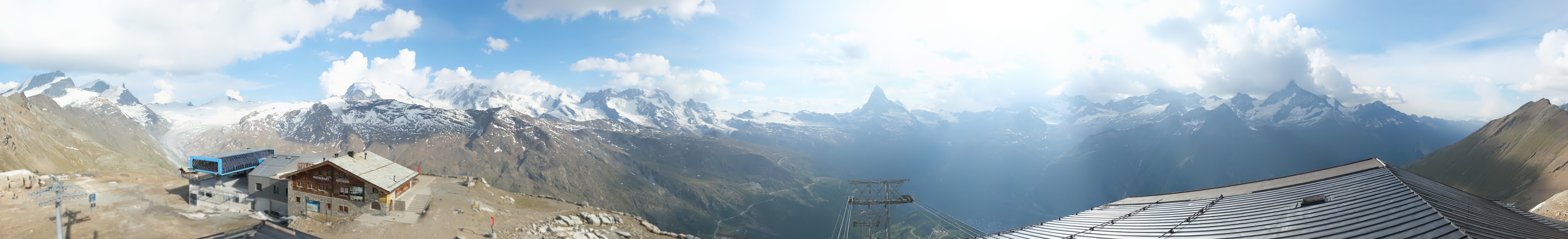 Archiv Foto Webcam Panoramablick vom Rothorn