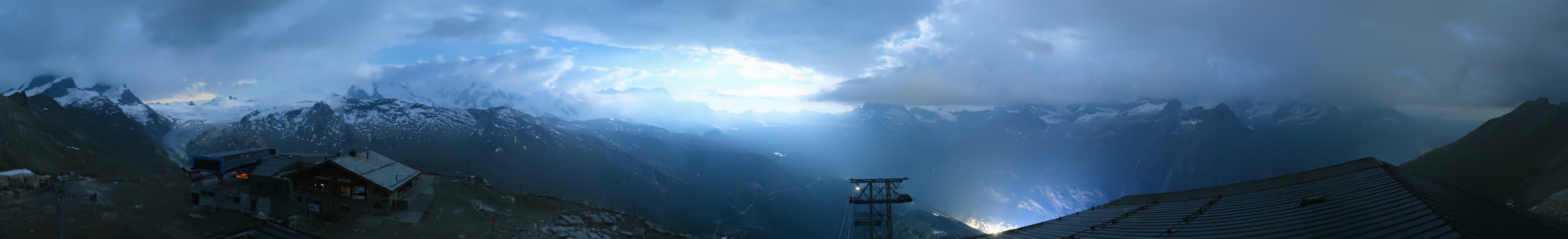 Archiv Foto Webcam Panoramablick vom Rothorn