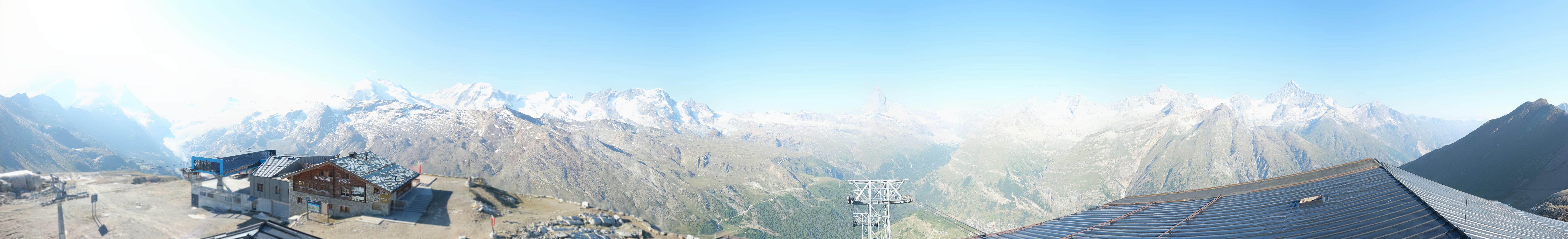 Archiv Foto Webcam Panoramablick vom Rothorn