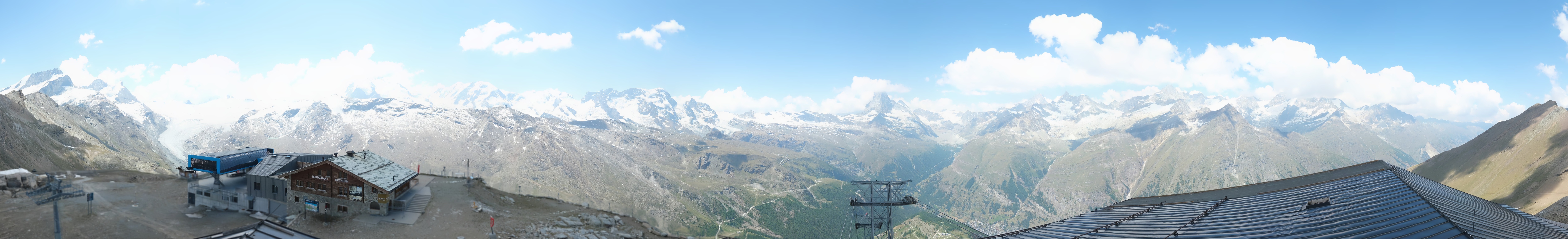 Archiv Foto Webcam Panoramablick vom Rothorn