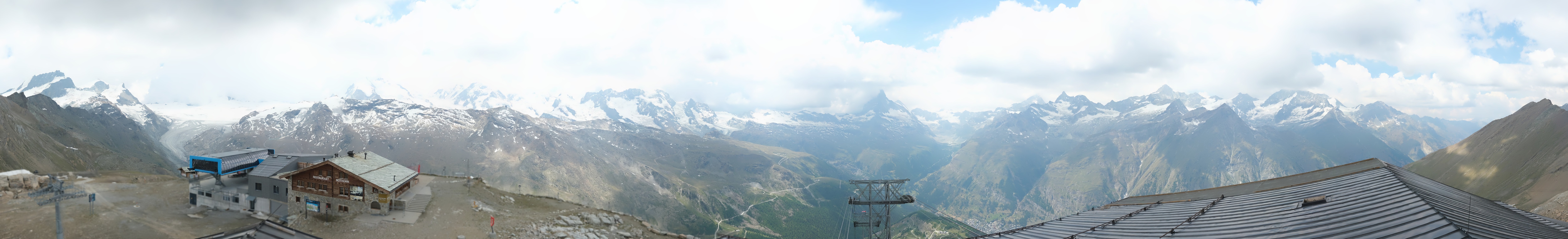 Archiv Foto Webcam Panoramablick vom Rothorn