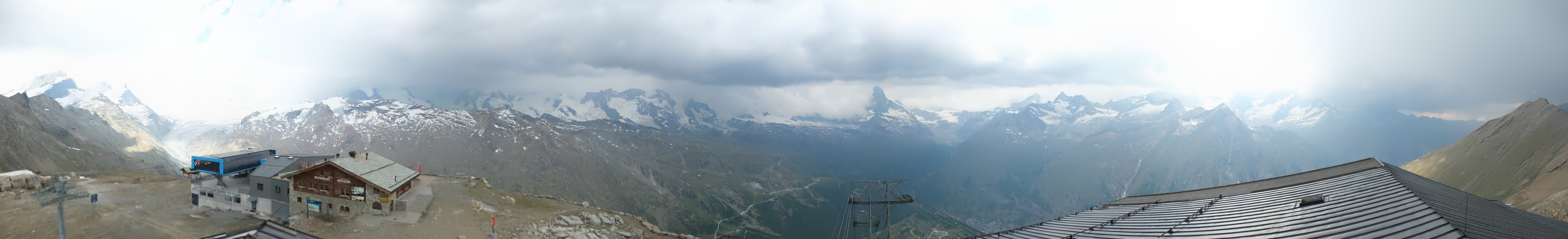 Archiv Foto Webcam Panoramablick vom Rothorn