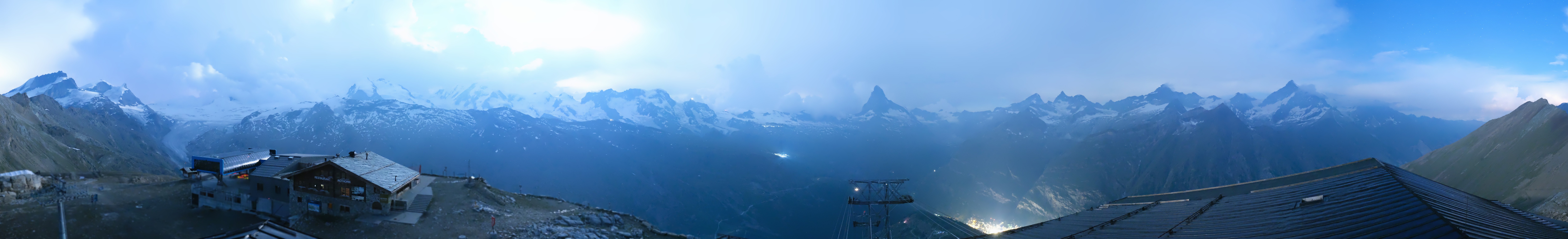 Archiv Foto Webcam Panoramablick vom Rothorn
